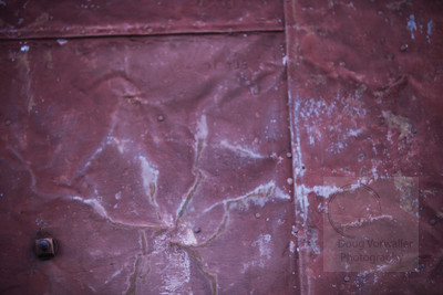 Red steel door 8505a