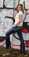 A standing by wall - 6819